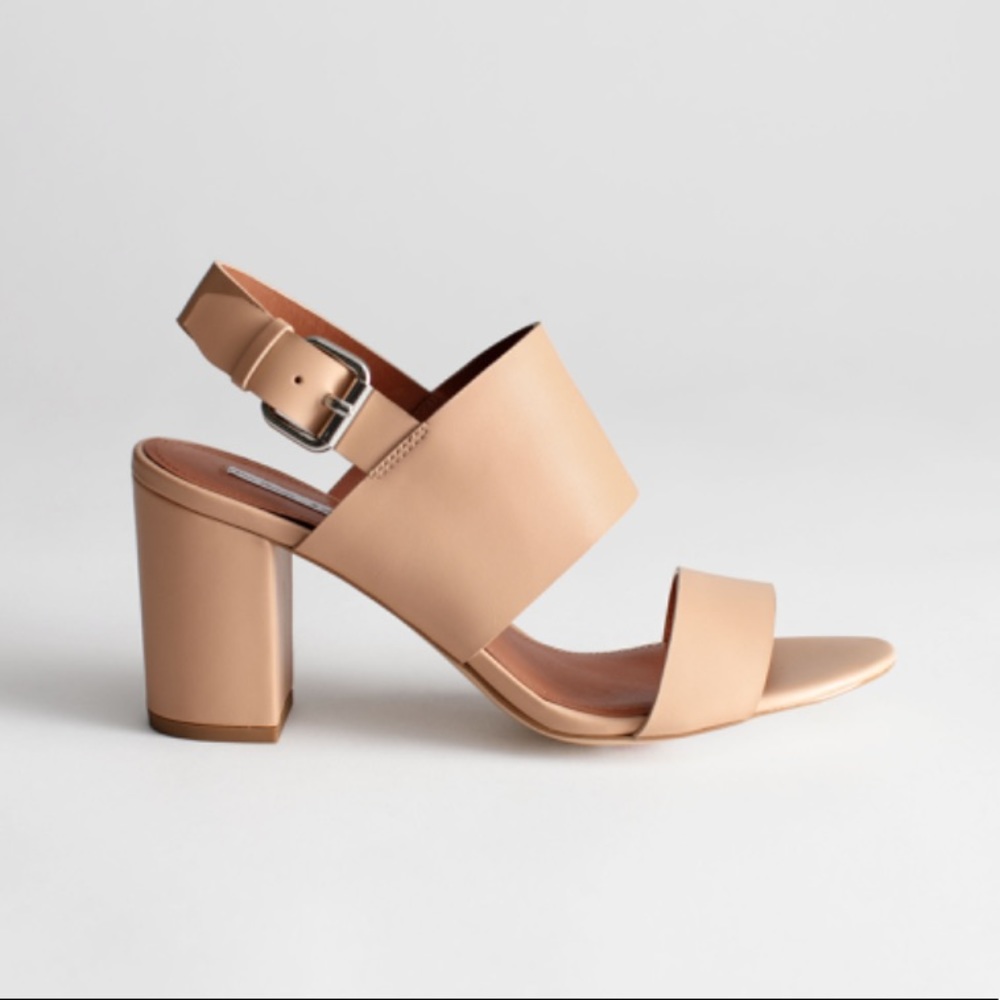 NWOB & Other Stories slingback leather sandals